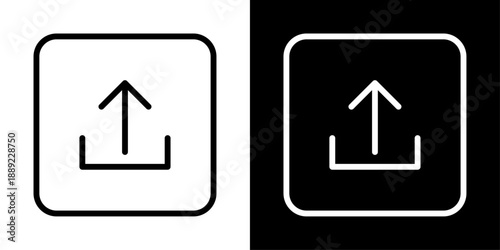 App upload icon representing file upload, data transfer, cloud sharing, online storage, and mobile app interface.