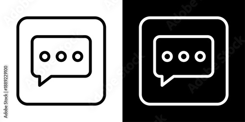 App chat icon representing messaging, communication, conversation, customer support, social interaction, and mobile app interface.