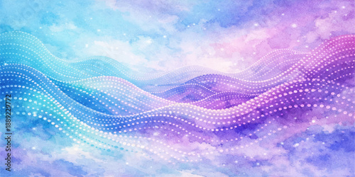 Abstract blue wave background featuring digital motion curves and flowing light lines in a professional business vector illustration for a modern technology wallpaper backdrop