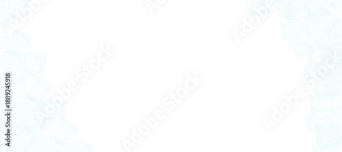 Pile of clear ice cubes on transparent background, refreshing cool elements for design