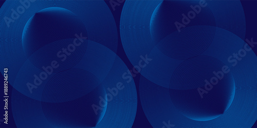 Abstract blue background with glowing curved lines. Shiny blue swirl curve lines design. Spiral lines. Geometric oval pattern. Futuristic technology concept. Vector illustration