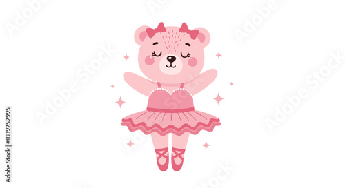 Ballet Bear Delight: A Dance of Joy