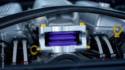 V12 Engine Mounts: Billet Aluminum & Polyurethane Vibration Absorption