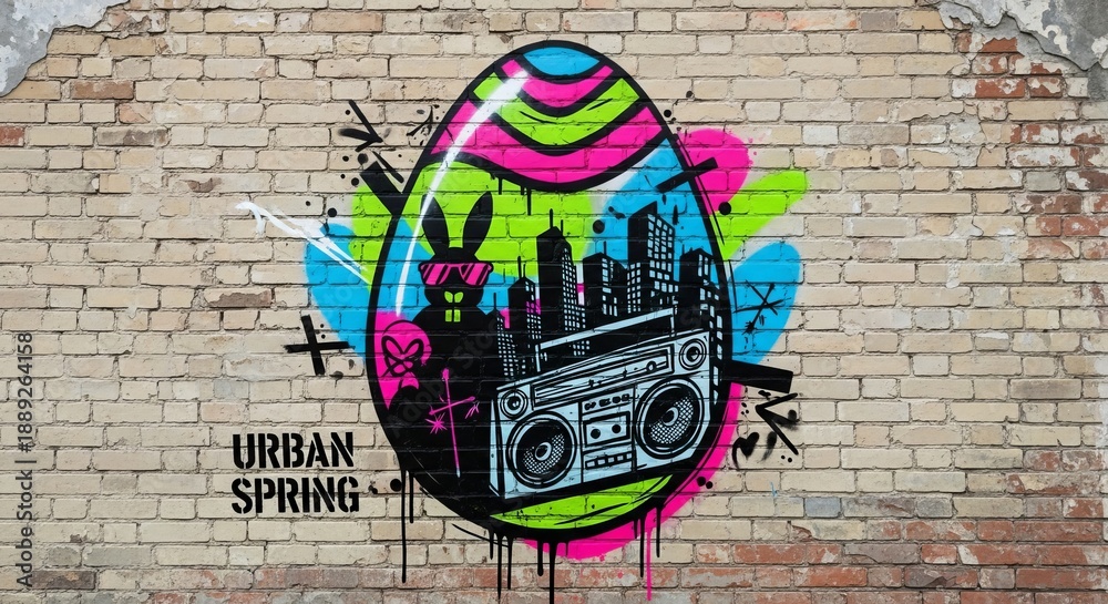 Naklejka premium Street graphics, sketch.