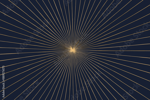Lines converge at a central point on a dark background creating a radial pattern during a digital design session