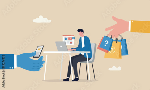 Financial adviso finance, real estate, currency, gold, saving and stock market graph riding unicycle one wheel.