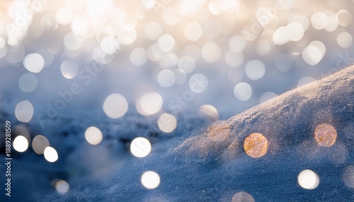 Minimal Bokeh Light Effects For Calm Winter Backgrounds