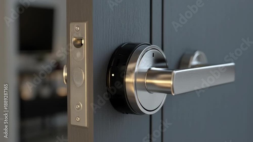 Smart Lock Installation - Securing Your Home with Technology.
