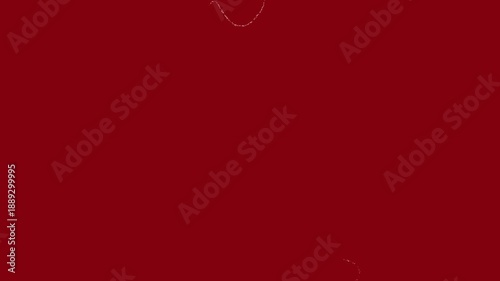 Retro Film Grain Texture with Scratches on Deep Red Background Overlay