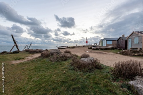 Tableau sur toile Portland Bill lighthouse in Dorset