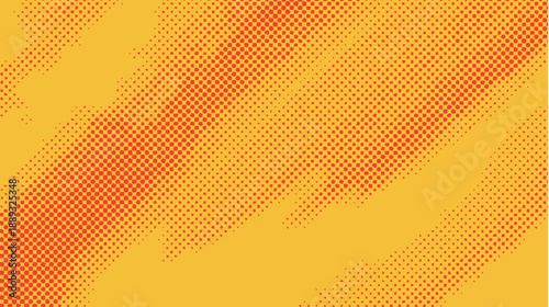 網点　黄色　抽象的　模様　背景