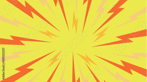 カミナリ　スクリーントーン　模様　背景