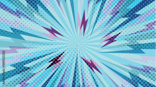 カミナリ　スクリーントーン　模様　背景