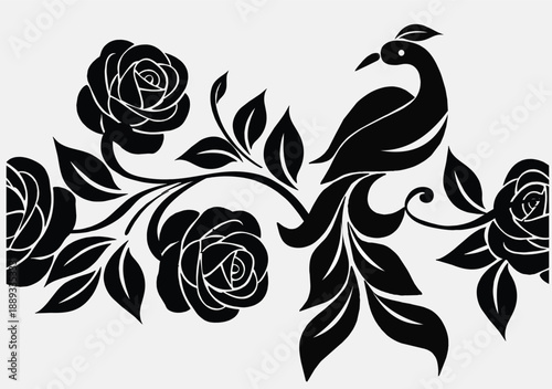 Very exclusive flora and fauna motifs for various purposes such as printing fabrics, posters and publications