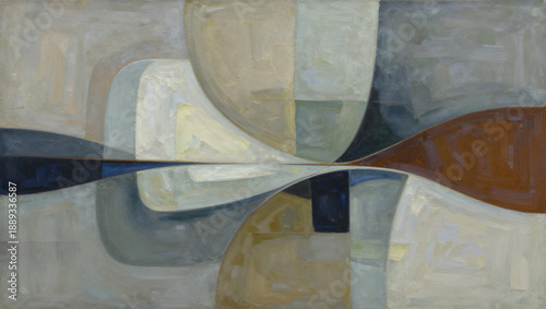 Abstract Expressionist Composition