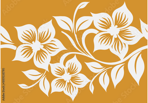 Very exclusive colorful flora and fauna motifs for various fabric printing, posters and publications