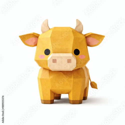 Playful Origami Cow: A char...