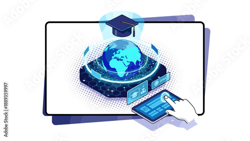Digital education: interactive e-learning with global connectivity