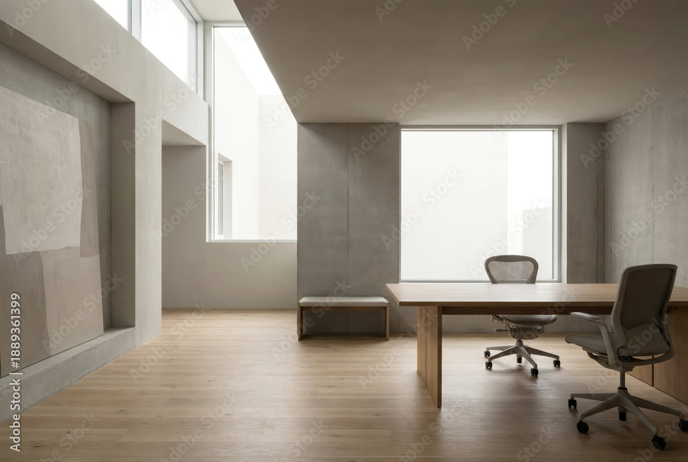 Fototapeta premium Minimal Office Interior
