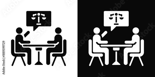 Trademark Icon White And Black Background Style