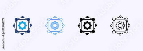 Complexity Icon Set Multiple Style Collection