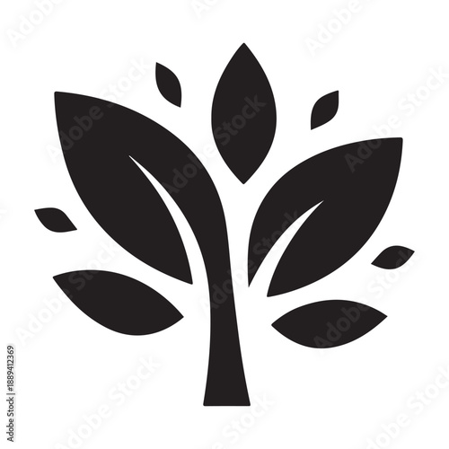 green energy vector silhouette outline logo design concept illustration