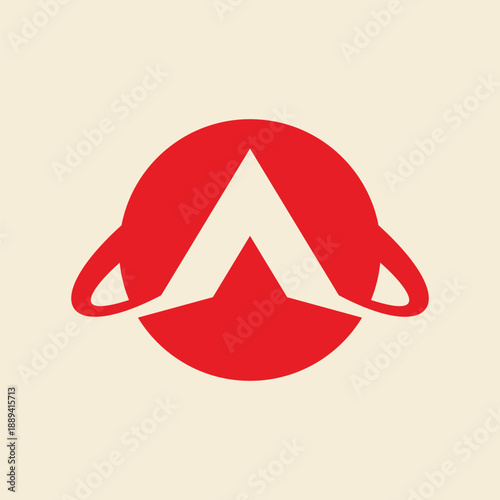 Letter A Minimalist Monogram