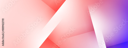 Warm red and orange abstract background with overlapping geometric shapes and soft shadows