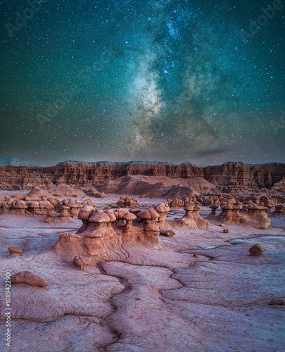 Milky Way over Goblin Valley State Park