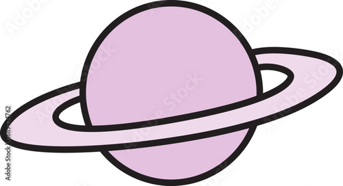 행성 우주 과학 아이콘