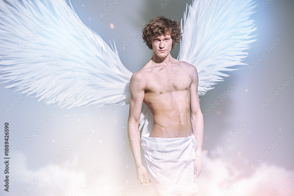 Naklejka premium Eternal Winged Warrior