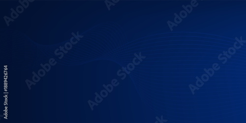 Abstract blue modern background with smooth lines. Dynamic waves. vector illustration.