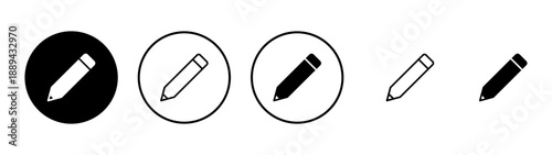 Pencil icon vector. pen sign and symbol. edit icon vector