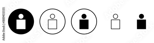 User icon vector. person sign and symbol. people icon.
