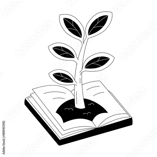 A hand drawn illustration showing a character blowing dandelions

