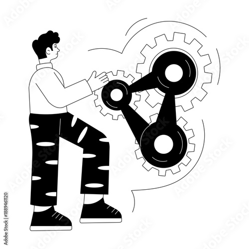 A hand drawn illustration showing brainstorm
