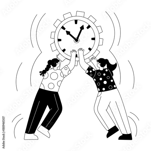 A hand drawn illustration showing brainstorm
