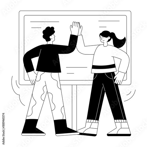 A hand drawn illustration showing brainstorm
