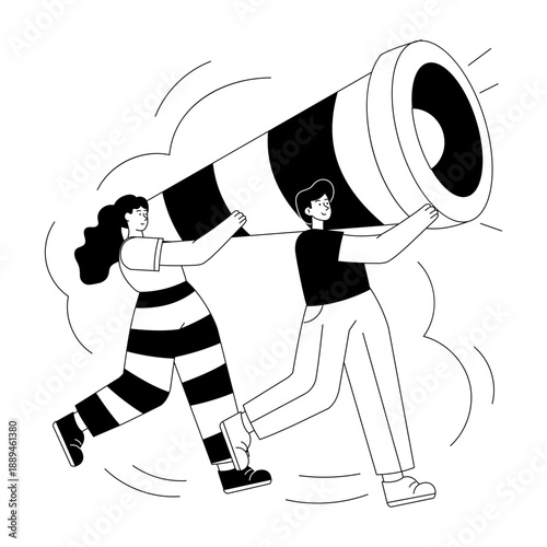 A hand drawn illustration showing brainstorm
