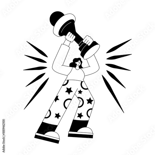 A hand drawn illustration showing brainstorm
