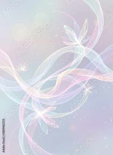 Dreamy Pastel Floral Flow Design