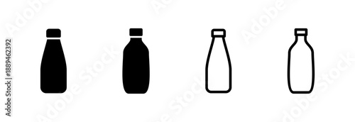 Bottle icon vector illustration. bottle sign and symbol
