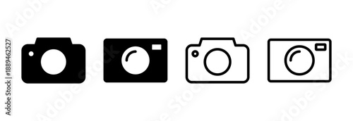Camera icon vector illustration. photo camera sign and symbol. photography icon.
