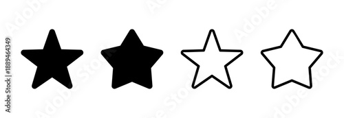 Star Icon vector illustration. rating sign and symbol. favourite star icon
