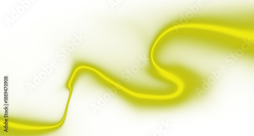 Neon shiny lines png. Glowing yellow lines on transparent background.