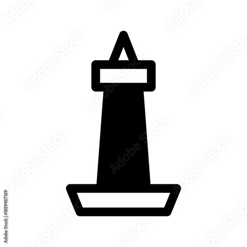 Monument Icon Vector Symbol Design Illustration
