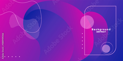 abstract background with purple & blue gradient. curvy, wavy, fluid, flowing, irregular shapes. suitable for background, landing page, wallpaper, home screen,