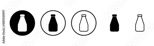 Bottle icon logo design. bottle sign and symbol