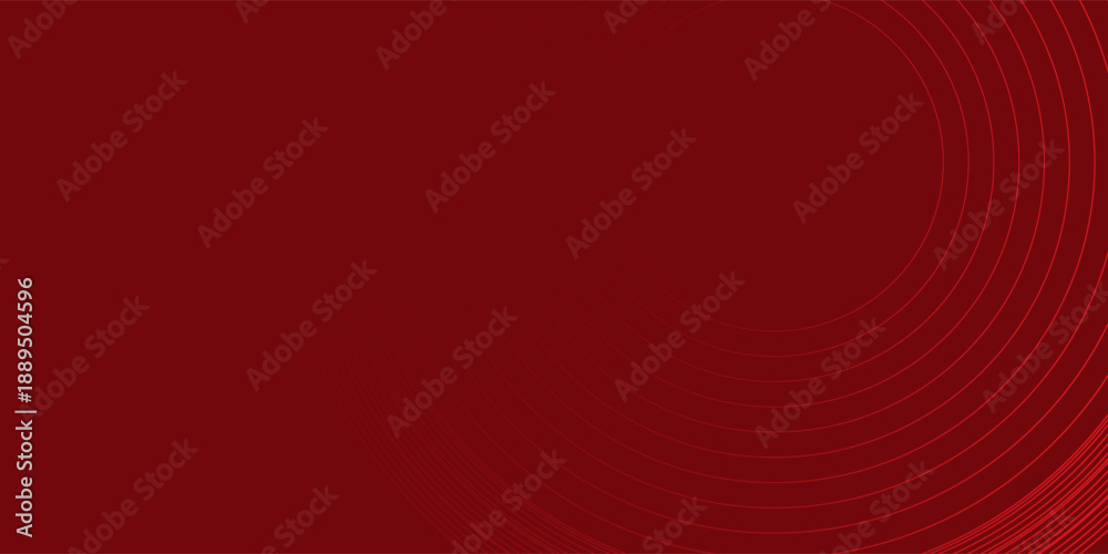 Obraz premium Backdrop red circle background with dynamic shapes composition vector abstract simple circle