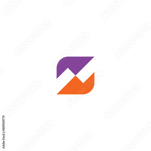 A professional Modern Abstract Initial Letter Z logo template featuring two interlocking geometric shapes Free Download A professional Modern Abstract Initial Letter Z logo template featuring two interlocking geometric shapes - GFXLoad